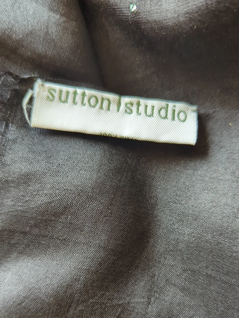 Sutton Studio black silk